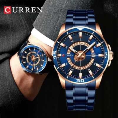 CURREN 8359 Luxury Fashion Waterproof Date Quartz Military Men's Watch