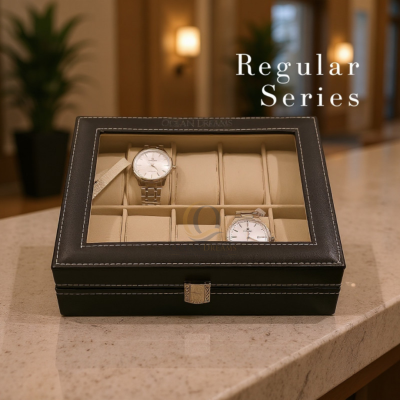 10 Slot PU Leather Watch Display Box